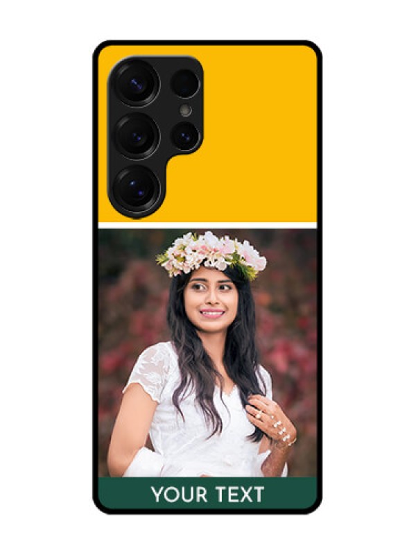 Custom Galaxy S25 Ultra 5G Custom Glass Phone CaseLove You Design