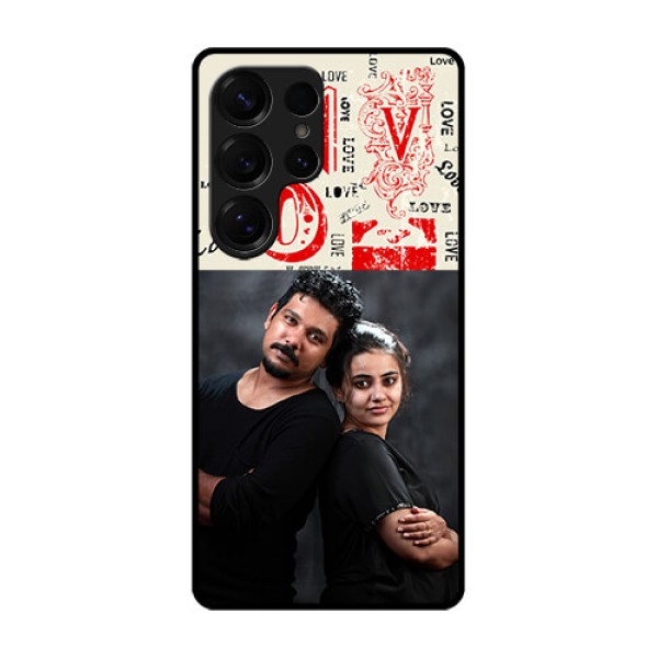 Galaxy S25 Ultra 5G Custom Glass Phone CaseTrendy Love Design Case Galaxy S25 Ultra 5G Custom Glass Phone CaseTrendy Love Design Case