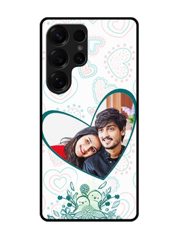 Custom Galaxy S25 Ultra 5G Custom Glass Phone CasePremium Couple Design