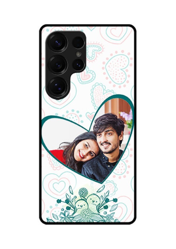 Galaxy S25 Ultra 5G Custom Glass Phone CasePremium Couple Design