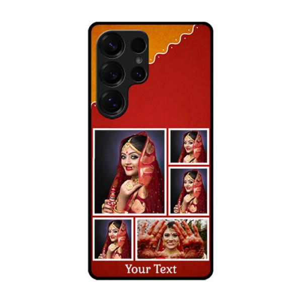 Galaxy S25 Ultra 5G Custom Glass Phone CaseWedding Pic Upload Design Galaxy S25 Ultra 5G Custom Glass Phone CaseWedding Pic Upload Design