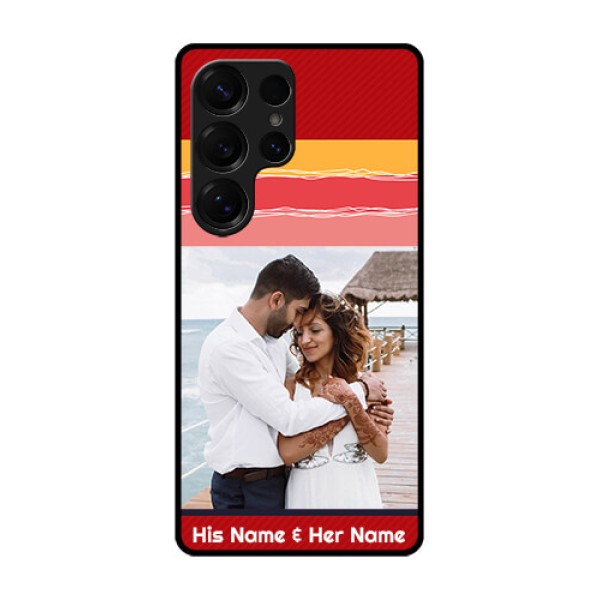 Galaxy S25 Ultra 5G Custom Glass Phone CaseColorful Case Design