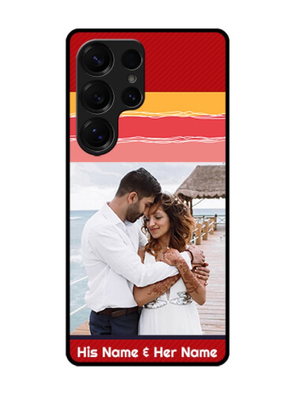 Custom Galaxy S25 Ultra 5G Custom Glass Phone CaseColorful Case Design