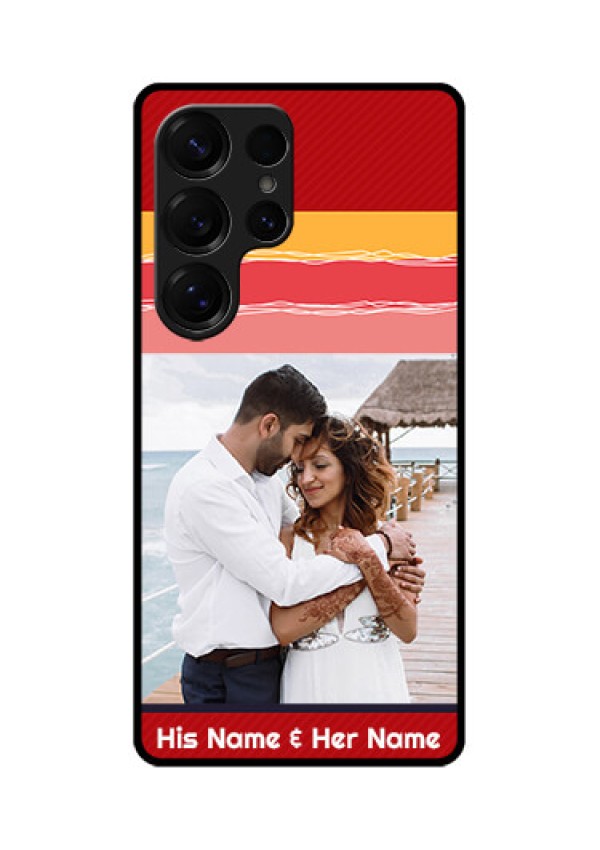 Galaxy S25 Ultra 5G Custom Glass Phone CaseColorful Case Design