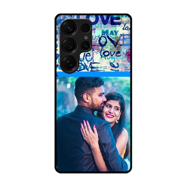 Galaxy S25 Ultra 5G Custom Glass Phone CaseColorful Love Design