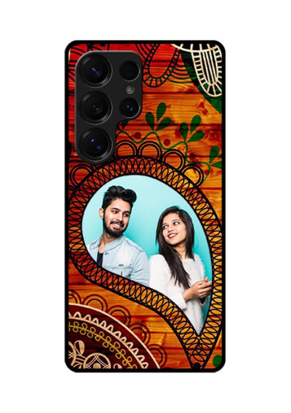 Galaxy S25 Ultra 5G Custom Glass Phone CaseAbstract Colorful Design