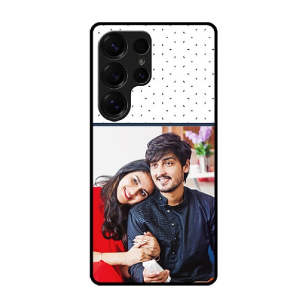 Galaxy S25 Ultra 5G Custom Glass Phone CasePremium Dot Design