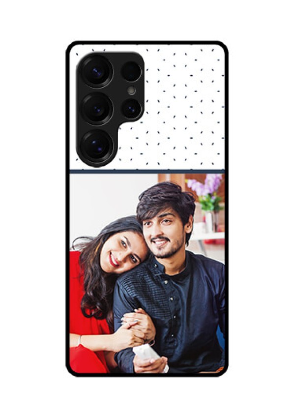 Galaxy S25 Ultra 5G Custom Glass Phone CasePremium Dot Design