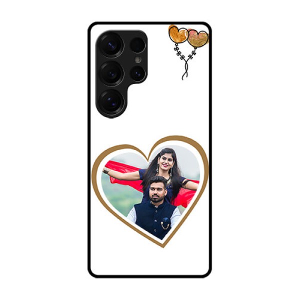 Galaxy S25 Ultra 5G Custom Glass Phone CaseYou and Me Design