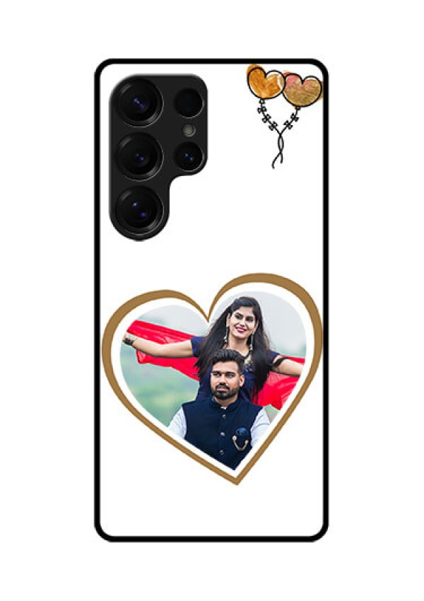 Galaxy S25 Ultra 5G Custom Glass Phone CaseYou and Me Design