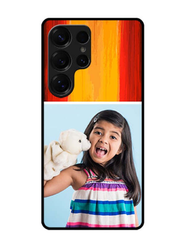 Custom Galaxy S25 Ultra 5G Custom Glass Phone CaseMulti Color Design