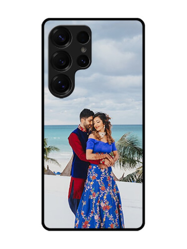 Custom Galaxy S25 Ultra 5G Custom Glass Phone CaseUpload Full Picture Design