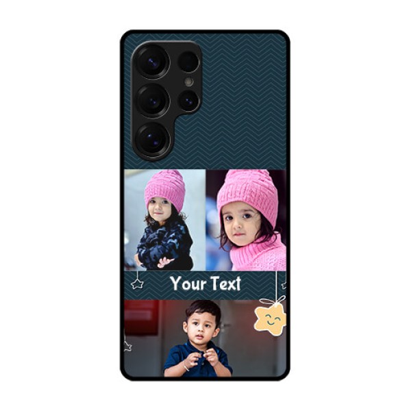 Galaxy S25 Ultra 5G Custom Glass Phone CaseHanging Stars Design