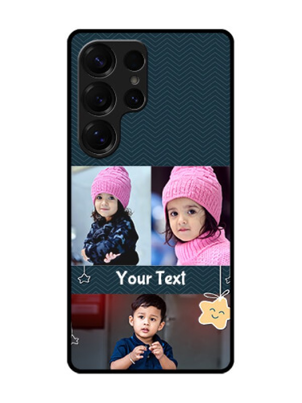 Custom Galaxy S25 Ultra 5G Custom Glass Phone CaseHanging Stars Design