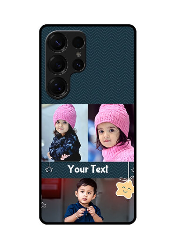 Galaxy S25 Ultra 5G Custom Glass Phone CaseHanging Stars Design
