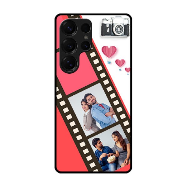Galaxy S25 Ultra 5G Custom Glass Phone Case3 Image Holder With Film Reel Galaxy S25 Ultra 5G Custom Glass Phone Case3 Image Holder With Film Reel