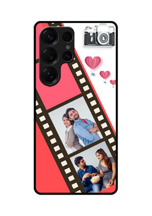 Galaxy S25 Ultra 5G Custom Glass Phone Case3 Image Holder With Film Reel
