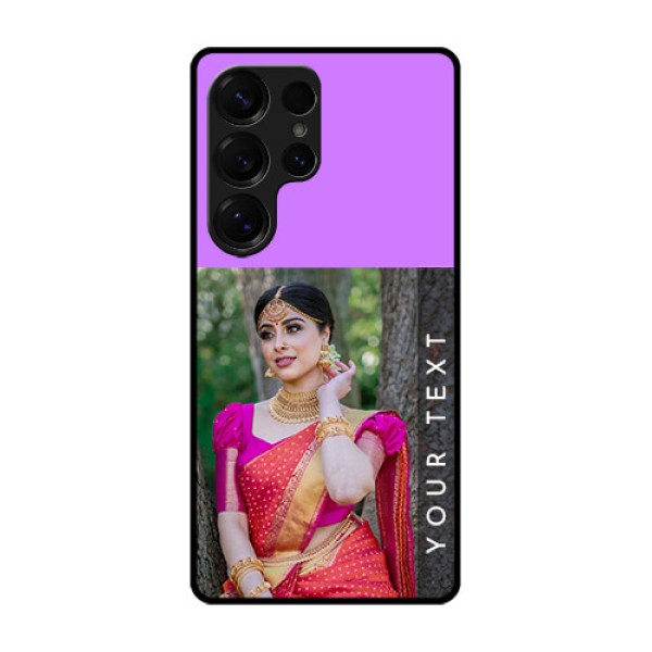 Galaxy S25 Ultra 5G Custom Glass Phone CaseBirthday Icons Design