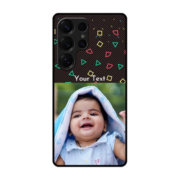 Galaxy S25 Ultra 5G Custom Glass Phone CaseWith Confetti Birthday Design Galaxy S25 Ultra 5G Custom Glass Phone CaseWith Confetti Birthday Design