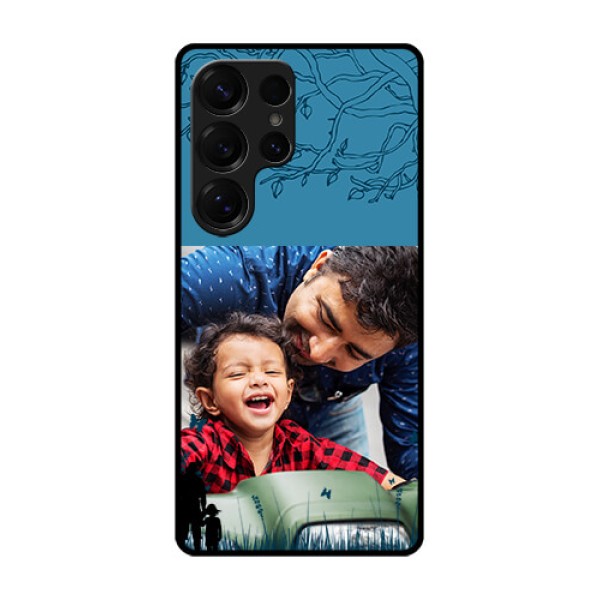 Galaxy S25 Ultra 5G Custom Glass Phone CaseBest Dad Design