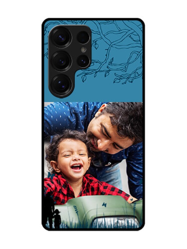 Custom Galaxy S25 Ultra 5G Custom Glass Phone CaseBest Dad Design