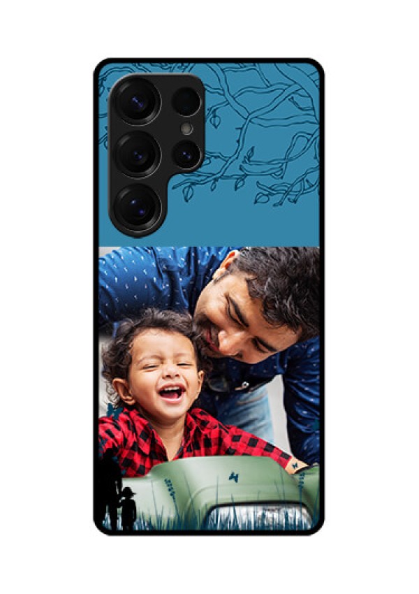 Galaxy S25 Ultra 5G Custom Glass Phone CaseBest Dad Design