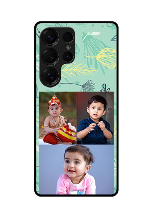 Galaxy S25 Ultra 5G Custom Glass Phone CaseForever Family Design