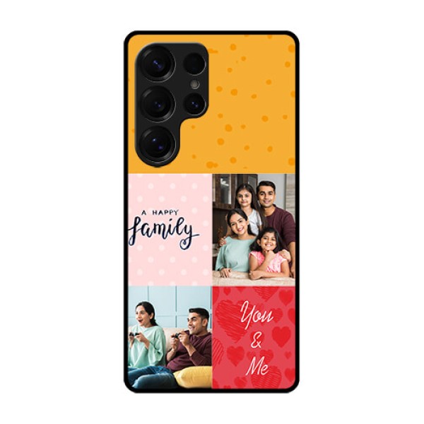 Galaxy S25 Ultra 5G Custom Glass Phone CaseImages With Quotes Design