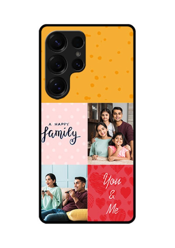 Galaxy S25 Ultra 5G Custom Glass Phone CaseImages With Quotes Design