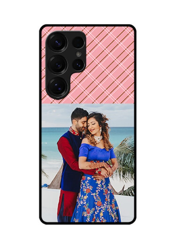 Galaxy S25 Ultra 5G Custom Glass Phone CaseTogether Forever Design