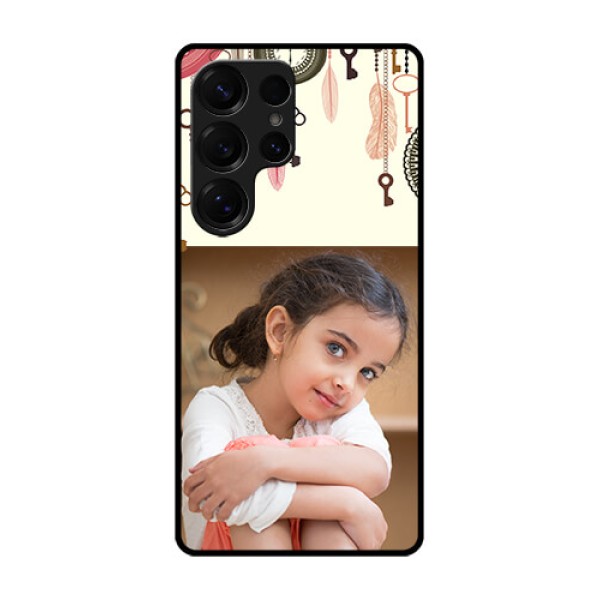 Galaxy S25 Ultra 5G Custom Glass Phone CaseBoho Style Design