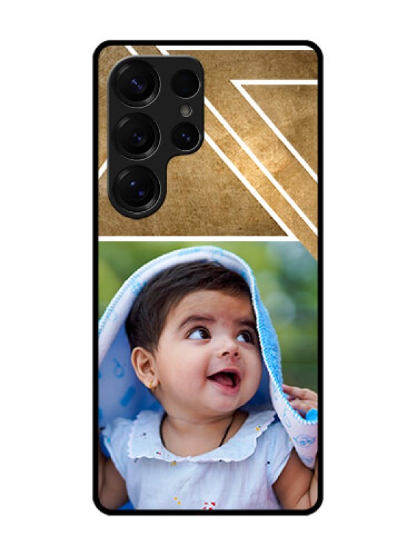 Custom Galaxy S25 Ultra 5G Custom Glass Phone CaseGradient Abstract Texture Design