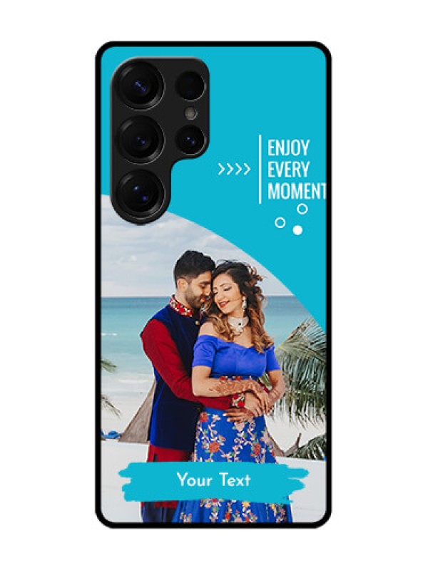 Custom Galaxy S25 Ultra 5G Custom Glass Phone CaseHappy Moment Design