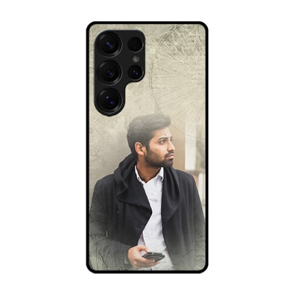 Galaxy S25 Ultra 5G Custom Glass Phone CaseWith Vintage Design