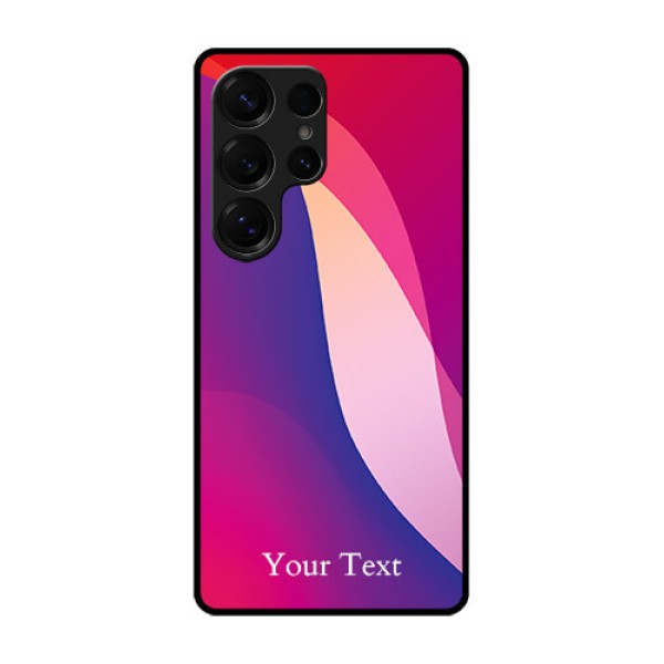 Galaxy S25 Ultra 5G Custom Glass Phone CaseDigital Abstract Overlap Design Galaxy S25 Ultra 5G Custom Glass Phone CaseDigital Abstract Overlap Design
