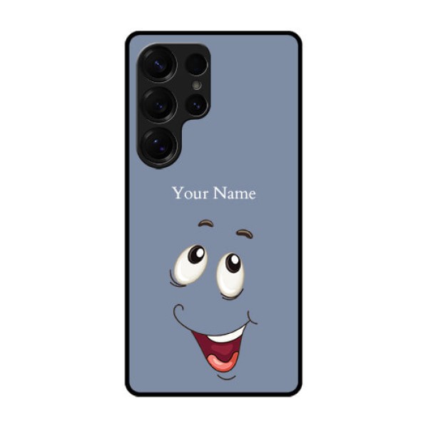 Galaxy S25 Ultra 5G Custom Glass Phone CaseLaughing Cartoon Face Design Galaxy S25 Ultra 5G Custom Glass Phone CaseLaughing Cartoon Face Design