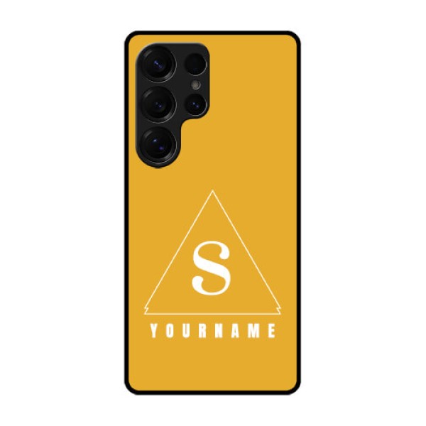 Galaxy S25 Ultra 5G Custom Glass Phone CaseSimple Triangle Design Galaxy S25 Ultra 5G Custom Glass Phone CaseSimple Triangle Design