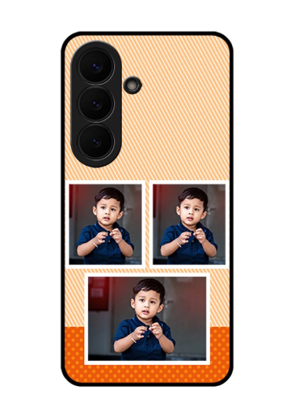Samsung Galaxy S26 5G Custom Glass Phone Case - Bulk Photos Upload Design