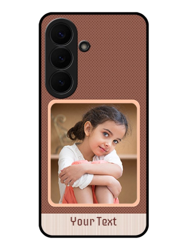 Custom Samsung Galaxy S26 5G Custom Glass Phone Case - Simple Pic Upload Design