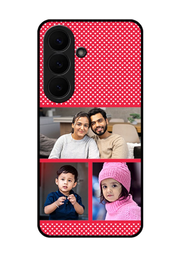 Samsung Galaxy S26 5G Custom Glass Phone Case - Bulk Photo Upload Design