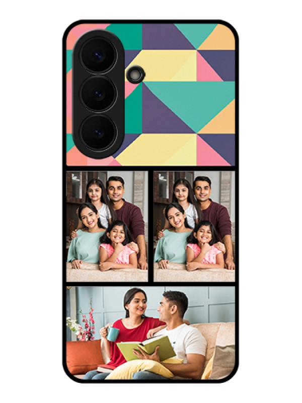 Custom Samsung Galaxy S26 5G Custom Glass Phone Case - Bulk Pic Upload Design