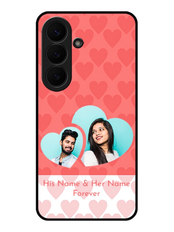 Custom Samsung Galaxy S26 5G Custom Glass Phone Case - Couple Pic Upload Design