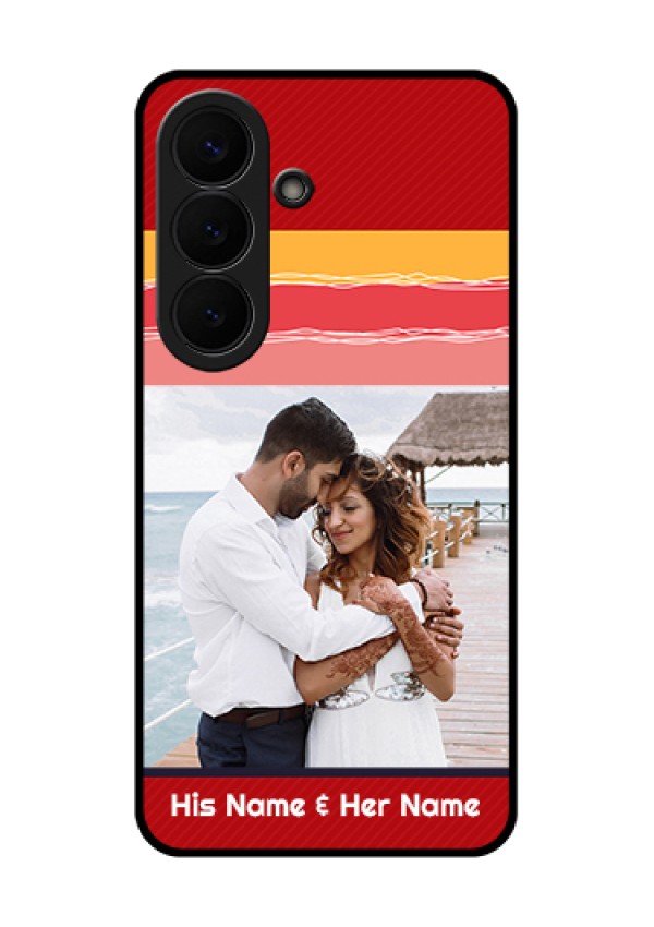 Samsung Galaxy S26 5G Custom Glass Phone Case - Colorful Case Design