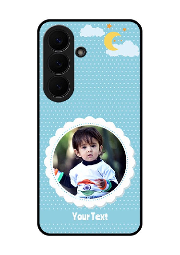 Samsung Galaxy S26 5G Custom Glass Phone Case - Violet Pattern Design