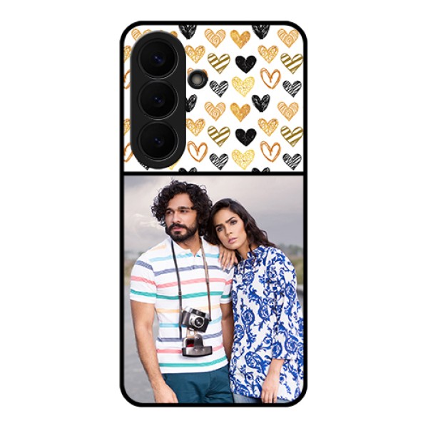 Samsung Galaxy S26 5G Custom Glass Phone Case - Love Symbol Design