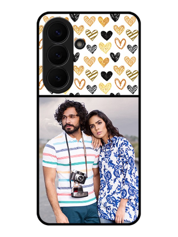 Custom Samsung Galaxy S26 5G Custom Glass Phone Case - Love Symbol Design