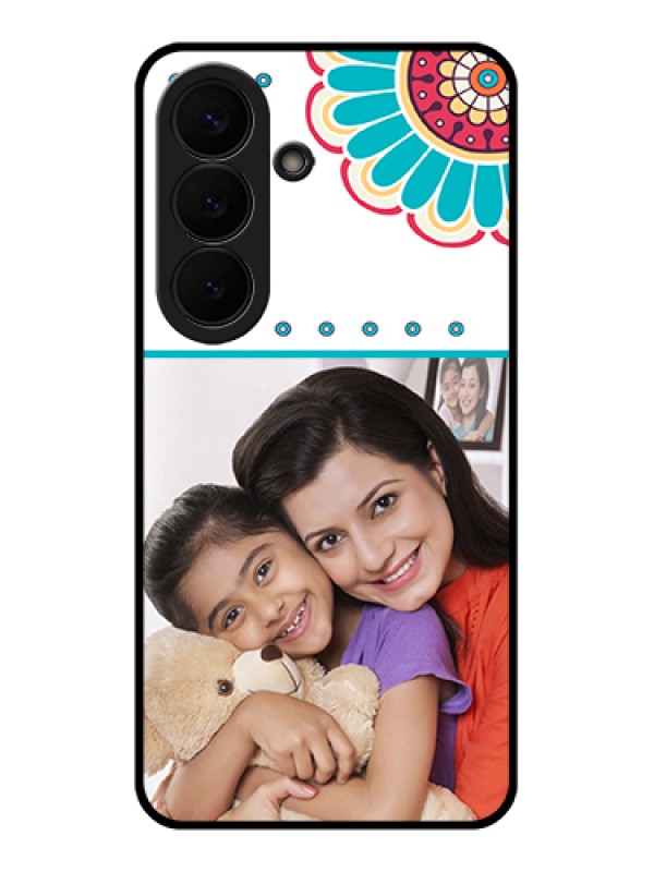 Custom Samsung Galaxy S26 5G Custom Glass Phone Case - Flower Design