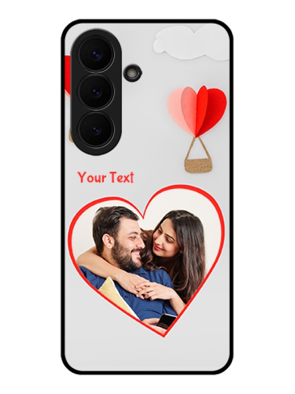 Custom Samsung Galaxy S26 5G Custom Glass Phone Case - Parachute Love Design