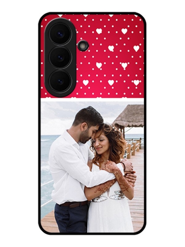 Custom Samsung Galaxy S26 5G Custom Glass Phone Case - Hearts Mobile Case Design