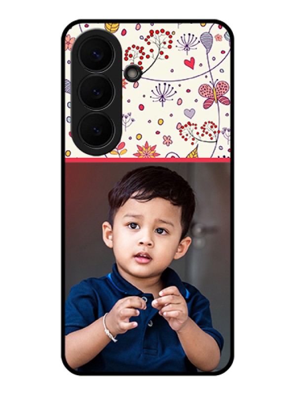 Custom Samsung Galaxy S26 5G Custom Glass Phone Case - Premium Floral Design